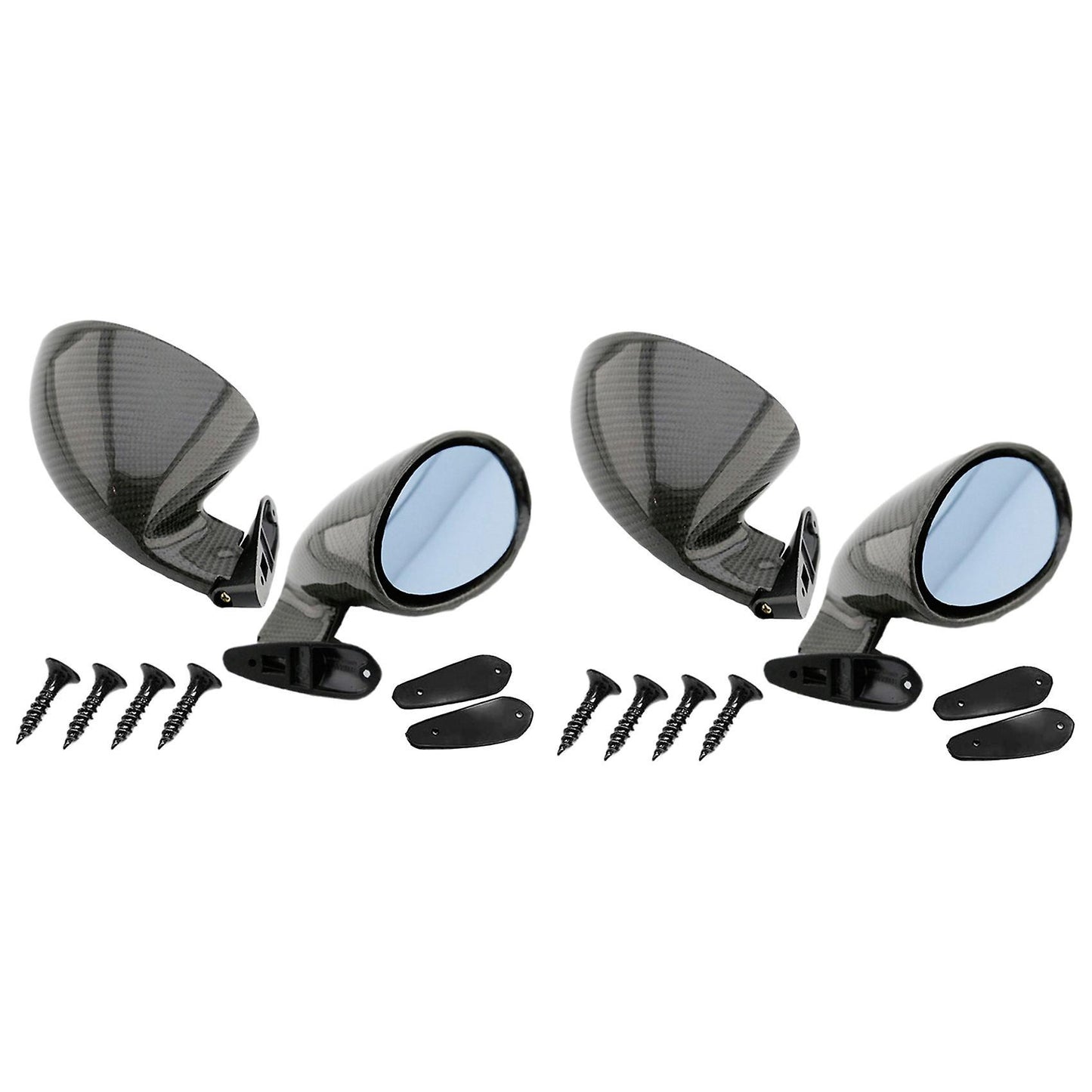2 Set Classic Door Wing Side Mirror Rearview Mirror California Style