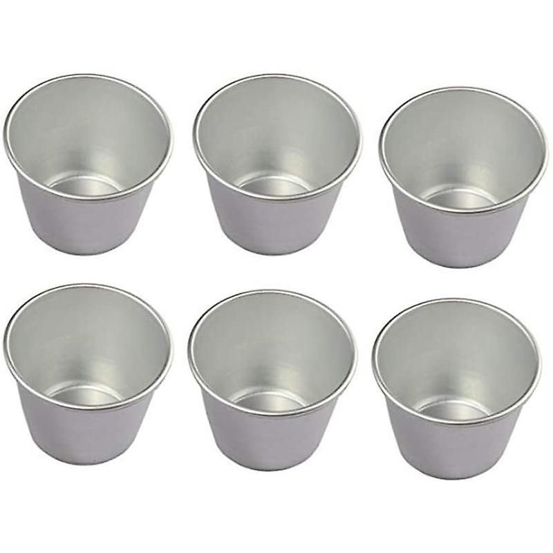 6 Pcs Nonstick Individual Tumblers Popovers Chocolate Pudding Cups