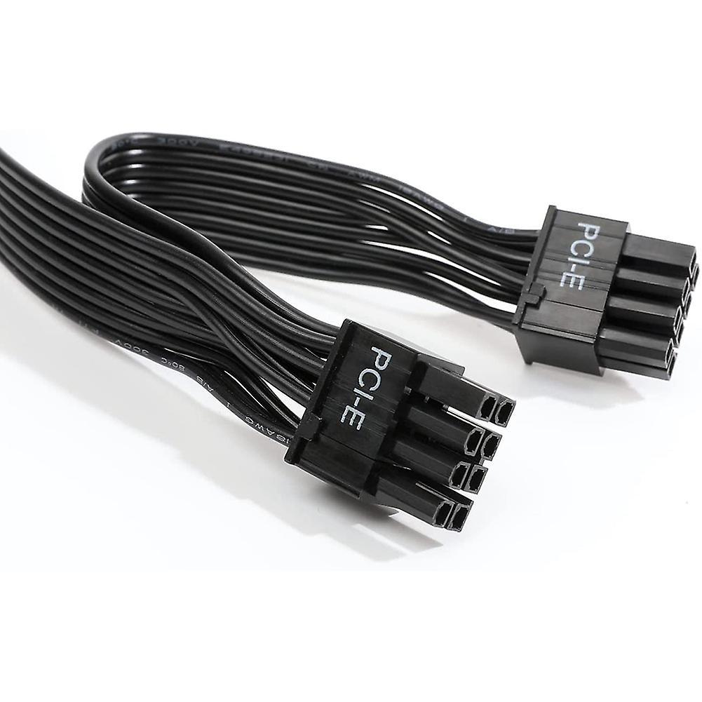 Psu Vga Male to Dual Pcie 8 (6+2) Pin Male Pcie Gpu Power Cable