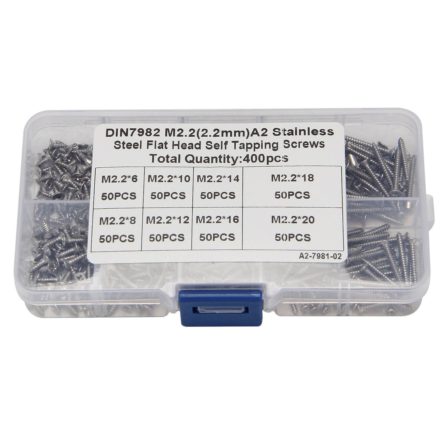 400pcs Self Tapping Screw 304 Stainless Steel