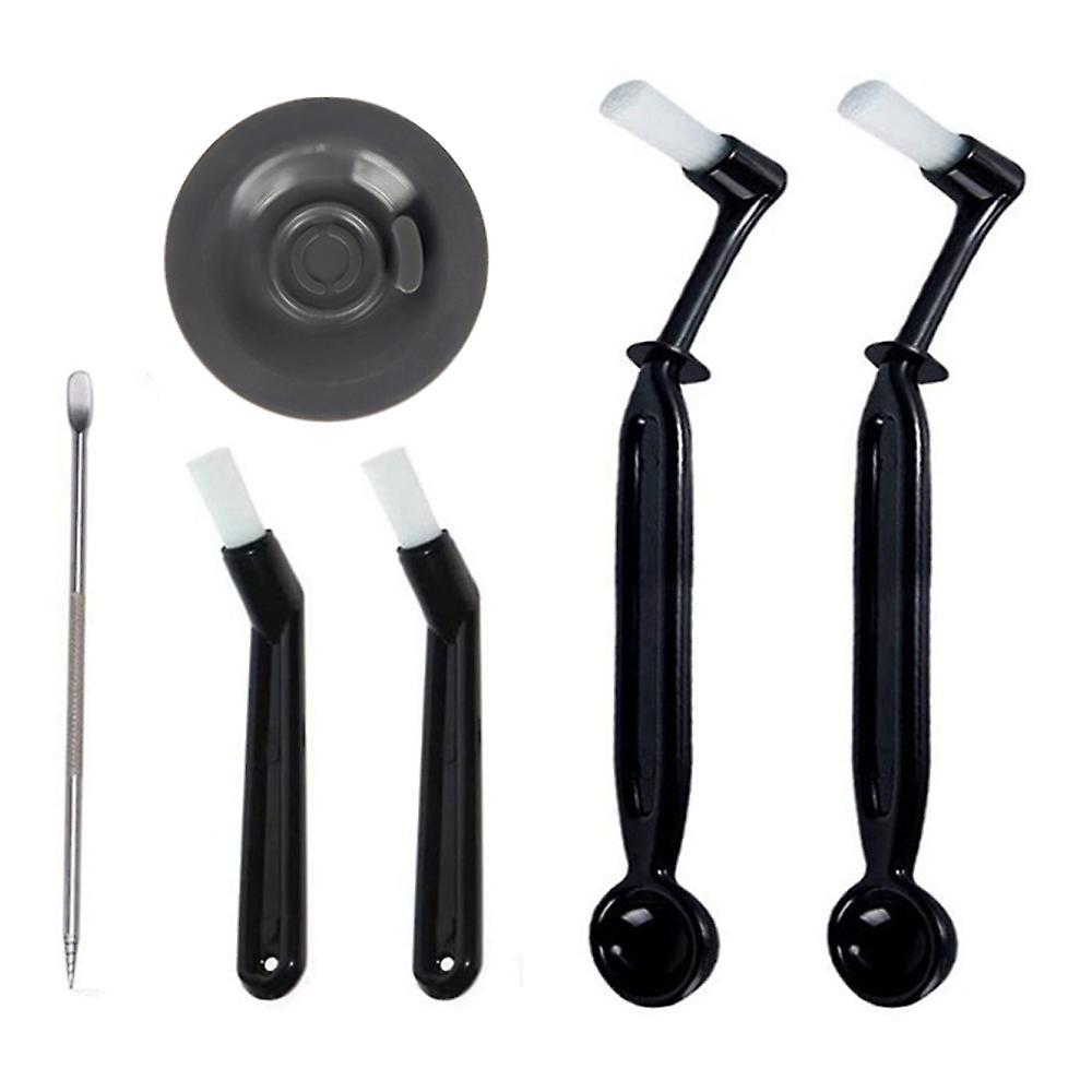 Coffee Machine Cleaning Set, Coffee Machine Brush with Spoon
