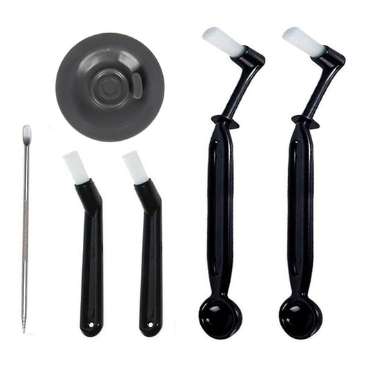 Coffee Machine Cleaning Set, Coffee Machine Brush with Spoon