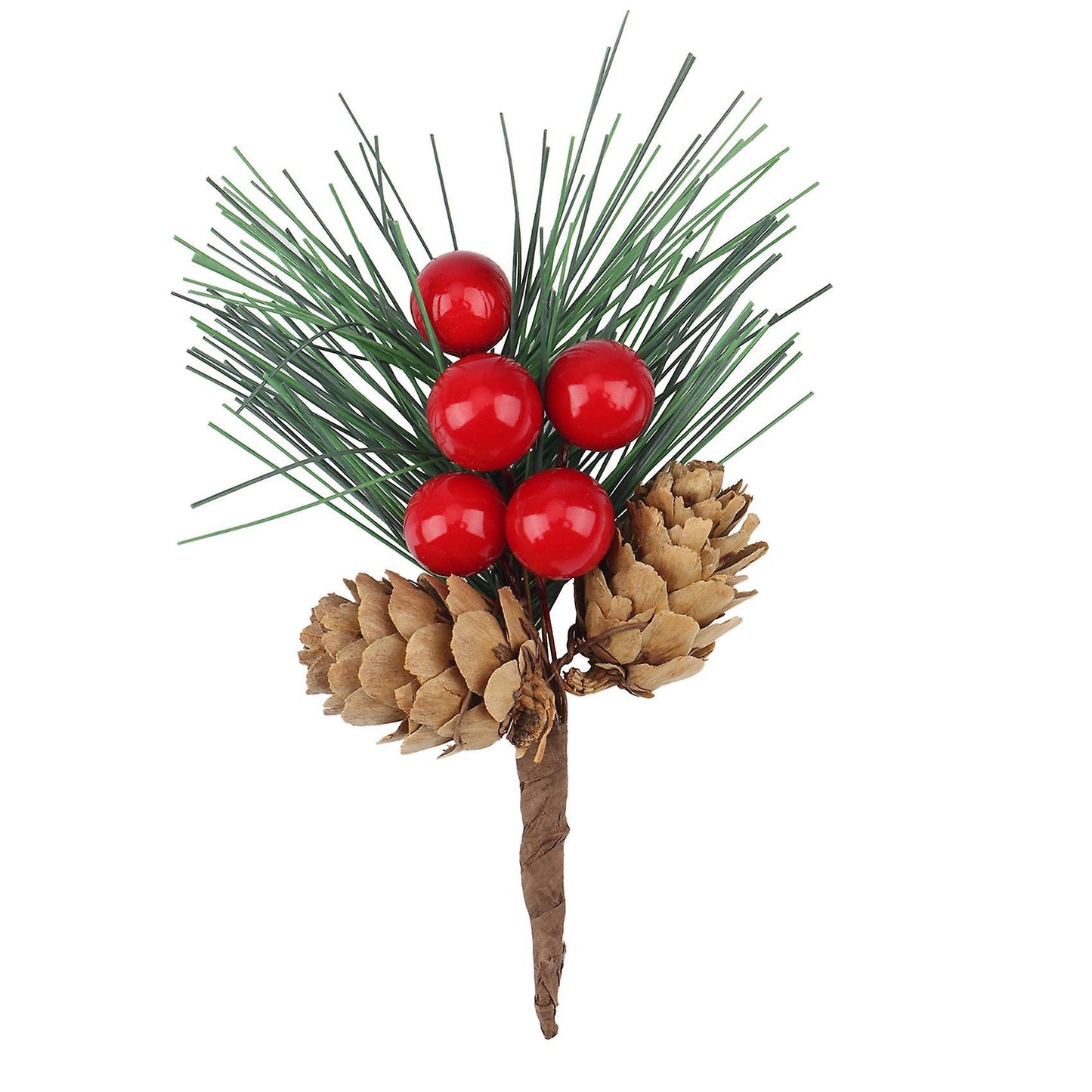 12pcs Simulation Pine Needle Branches Holiday Decoration