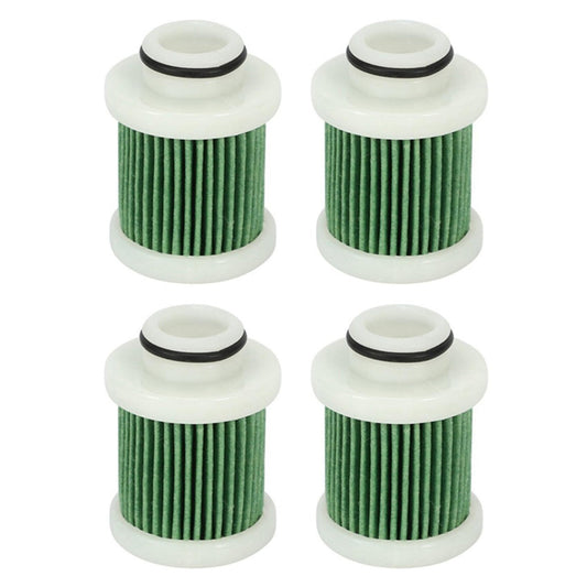 4pc Fuel Filter for Yamaha 40-115hp F40a F50 T50 Engine Marine,green