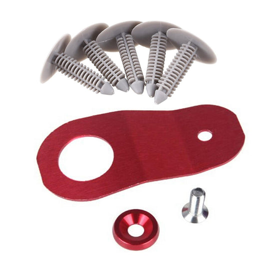 Aluminum Radiator Stay Bracket for Honda Civic Ek 96-00 (red)