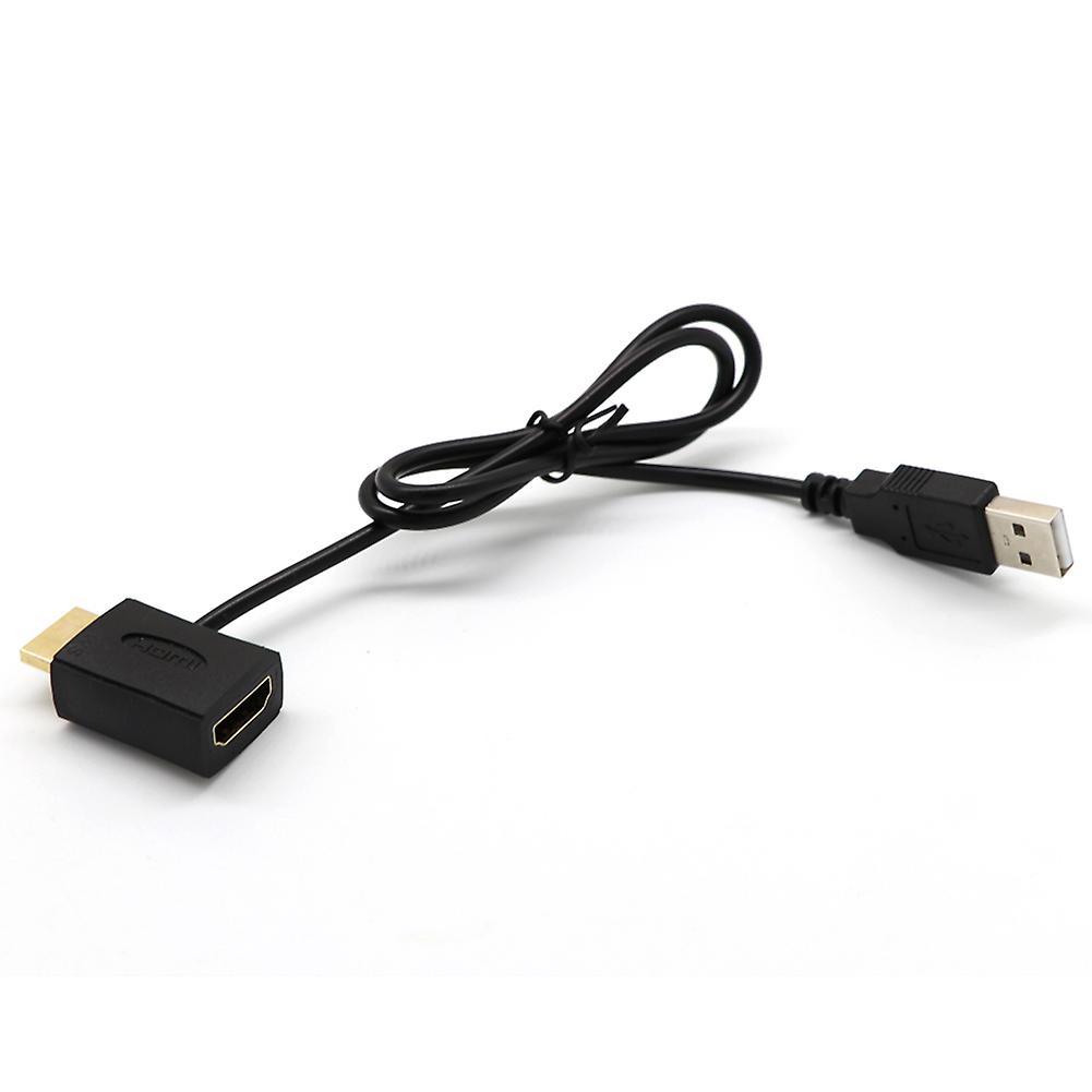 Hdmi Male to Female Connector + Usb 2.0 Charger Cable Extender