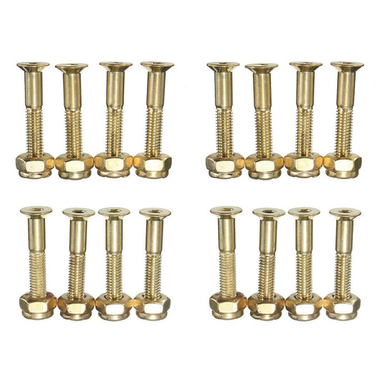 Lot De 8 Pcs Visserie Skateboard Clous Or Planche A Roulettes 29mm