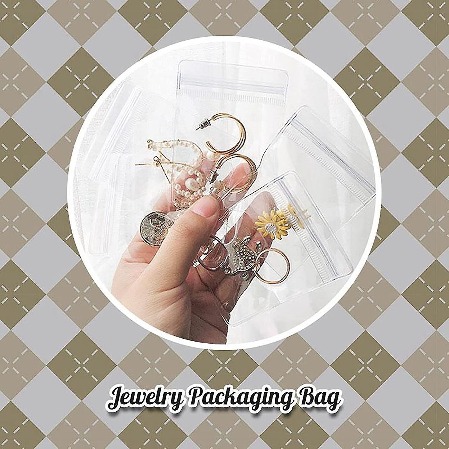 Pvc Clear Jewelry Zipper Bag,jewelry Earring Storage Book,(84 Cells)