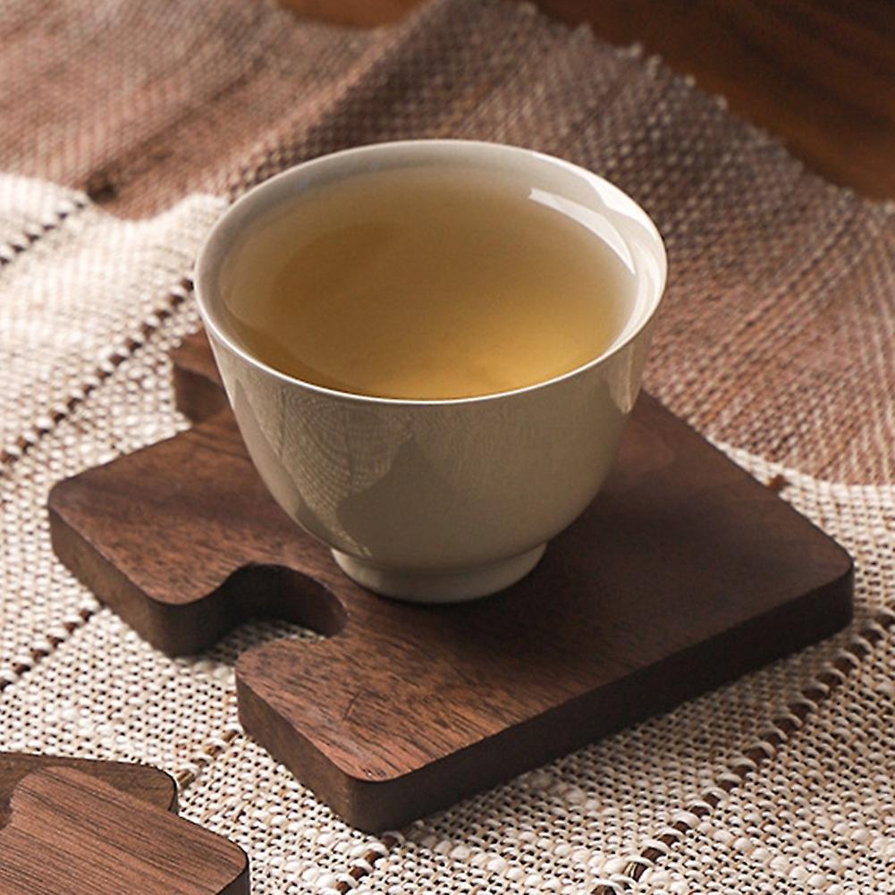 Walnut Coaster Solid Wood Coaster Creative Wooden Cup Holder