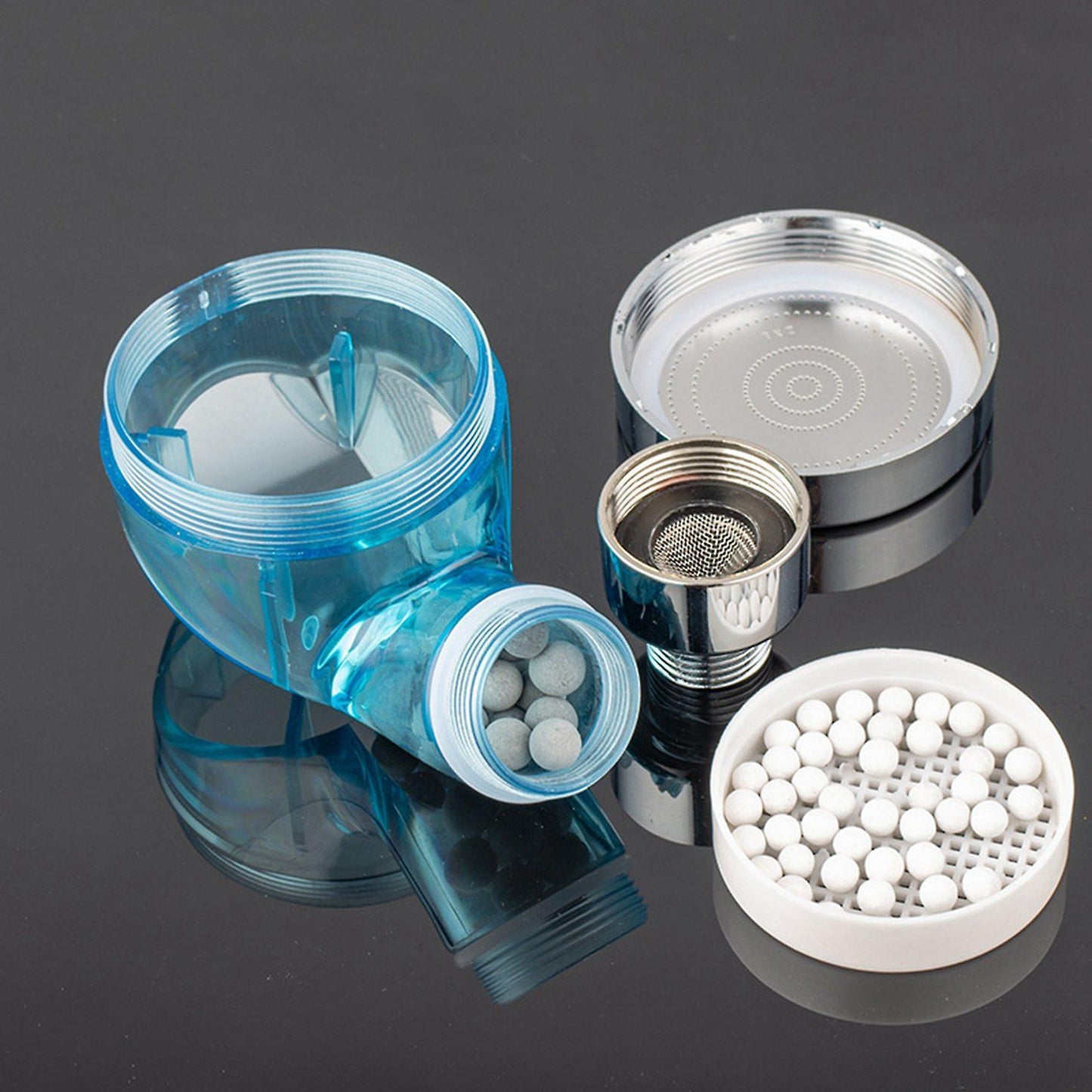 Anions Shower Head Filter High-pressure Water-saving Rain Shower