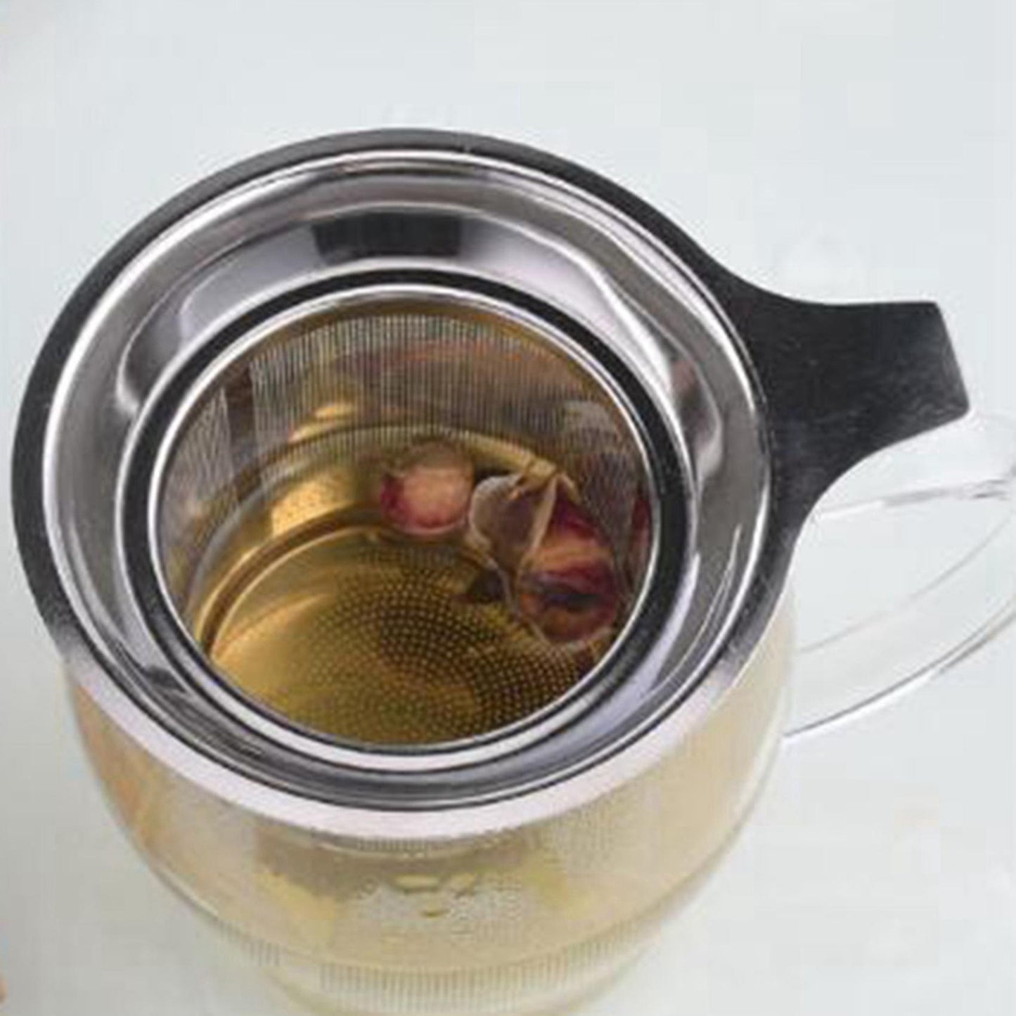 Reusable Stainless Steel Tea Strainer Teapot Tea Leaf Spice Filter