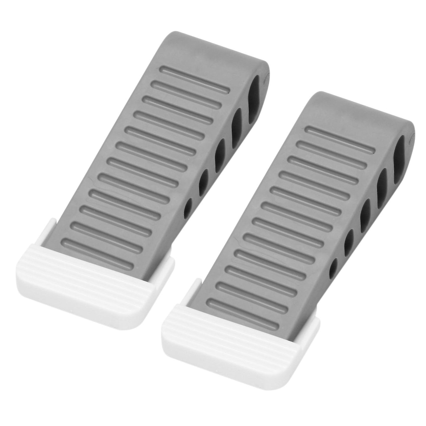 2pcs Rubber Door Stop Wedge Security Door Stoppers Works On All Floor