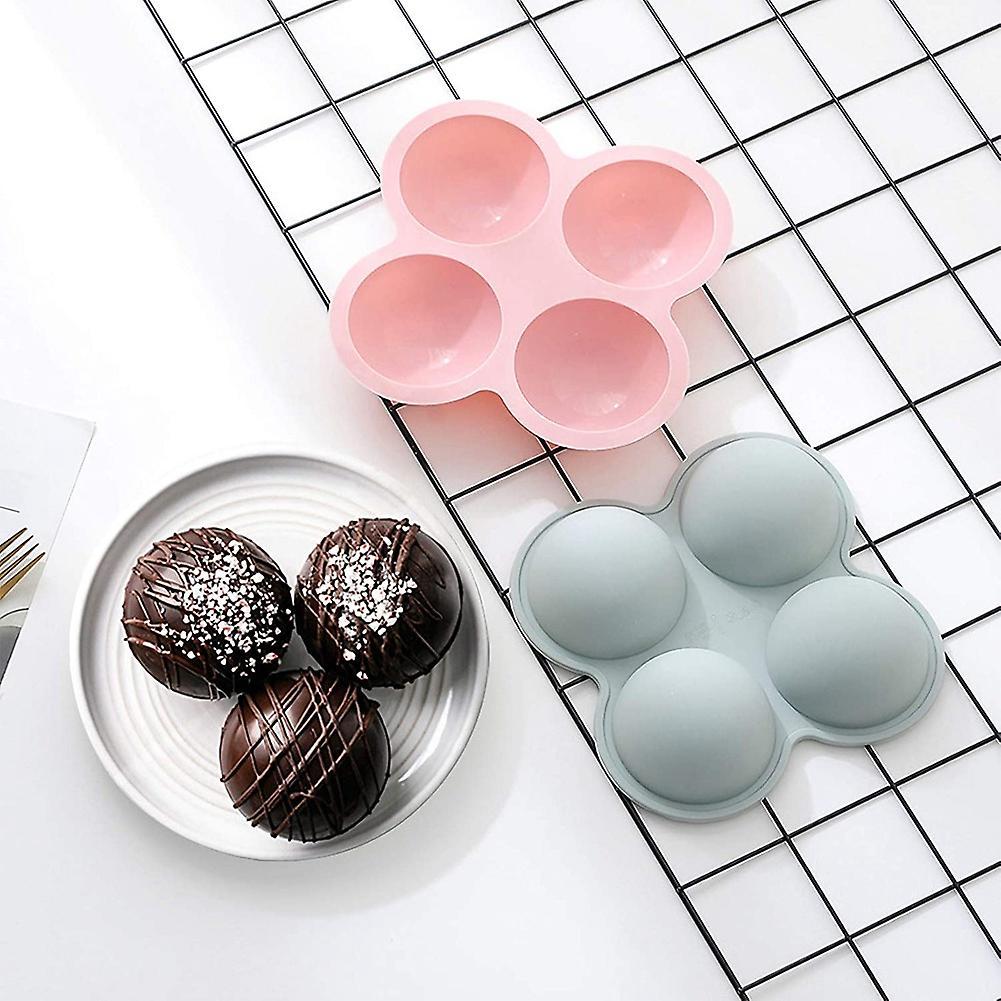 Hot Chocolate Bomb Mold, for Cake, Chocolate, Jelly, Pudding, 4 Pack