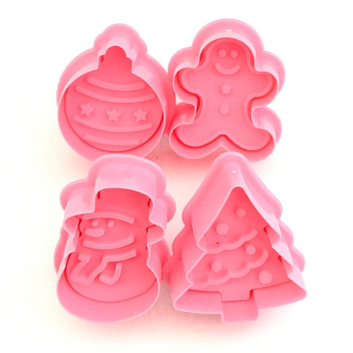 Fondant Cake Tool Christmas Snowman Christmas Tree Gingerbread Man