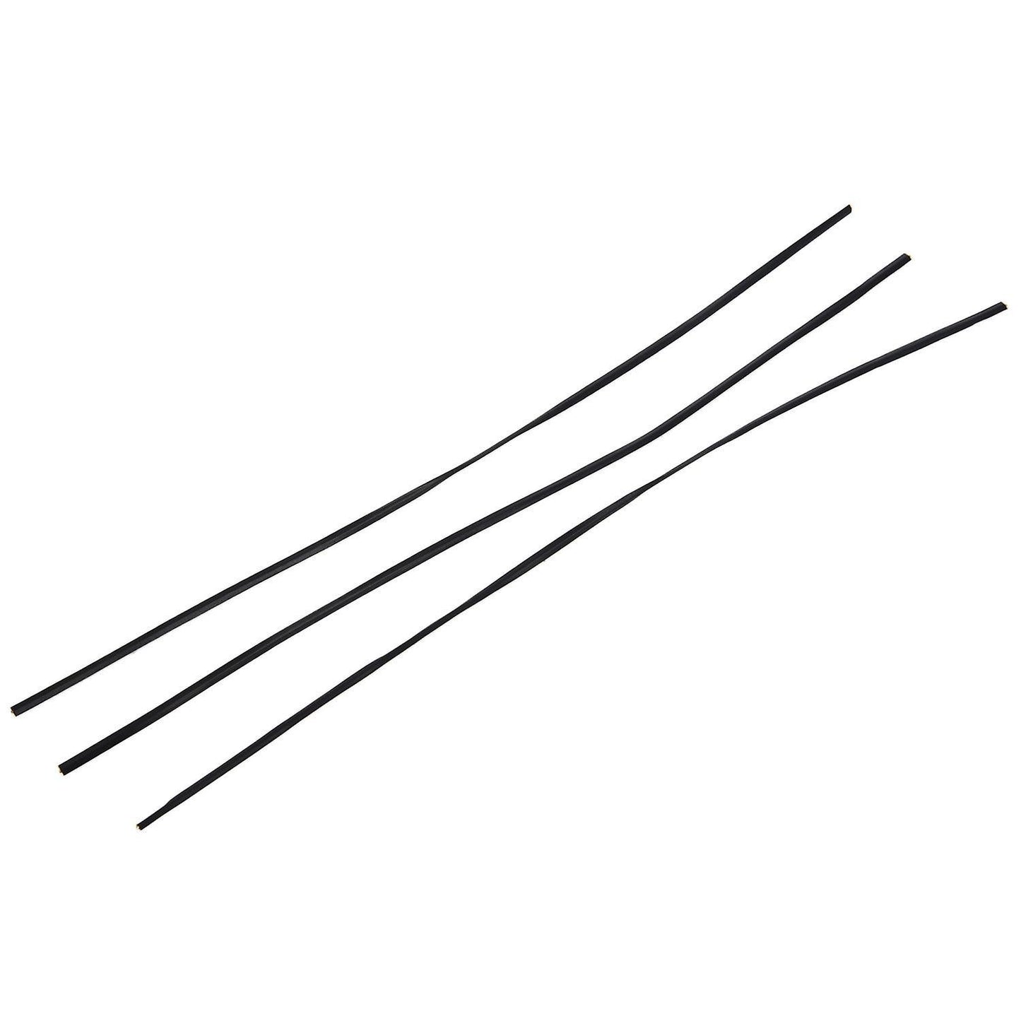 Plastic Shell Package Reusable Twist Ties Cable Wires 100pcs Black