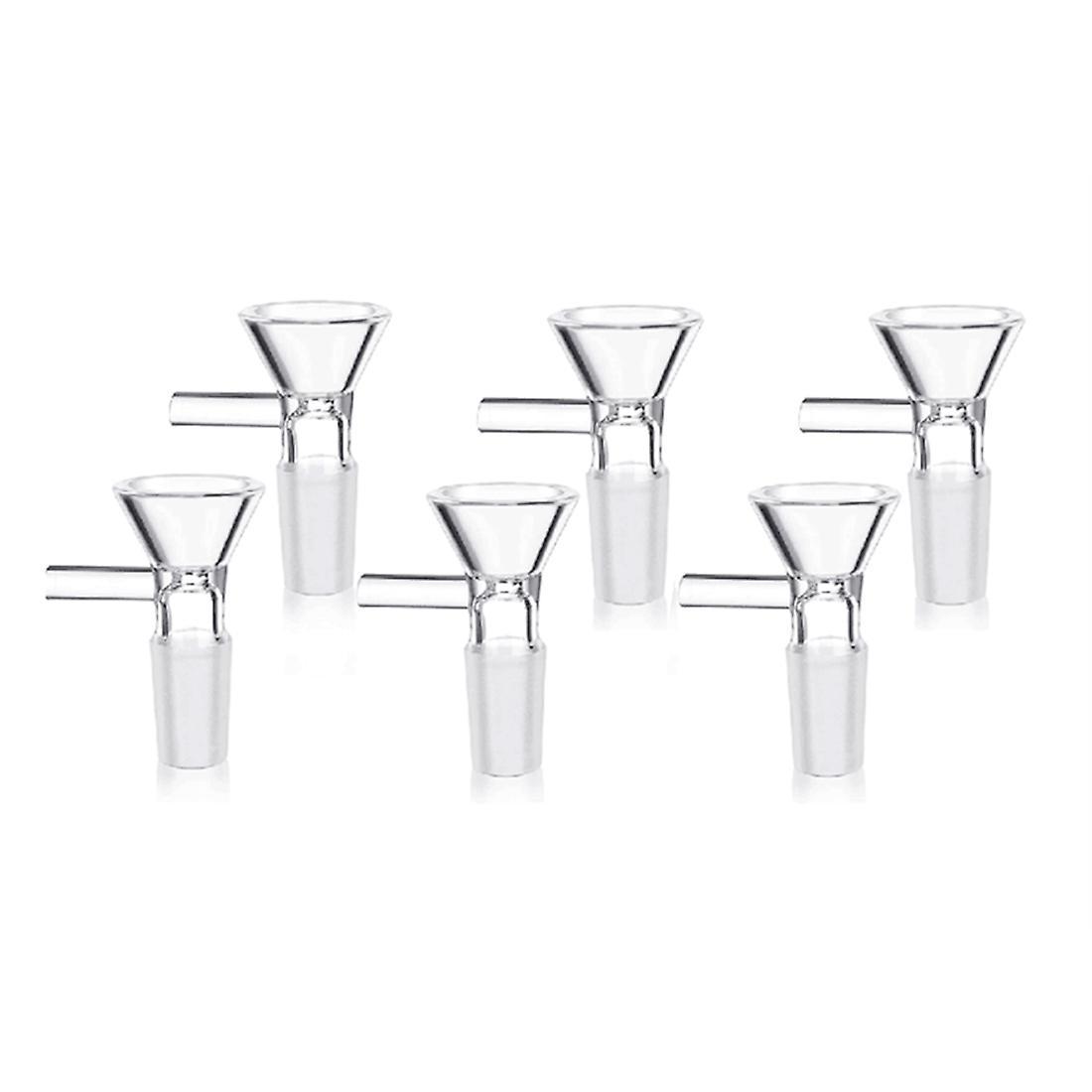 6 Pieces Bowl - Clear Glass Funnel, Scientific Small Glass Funnel