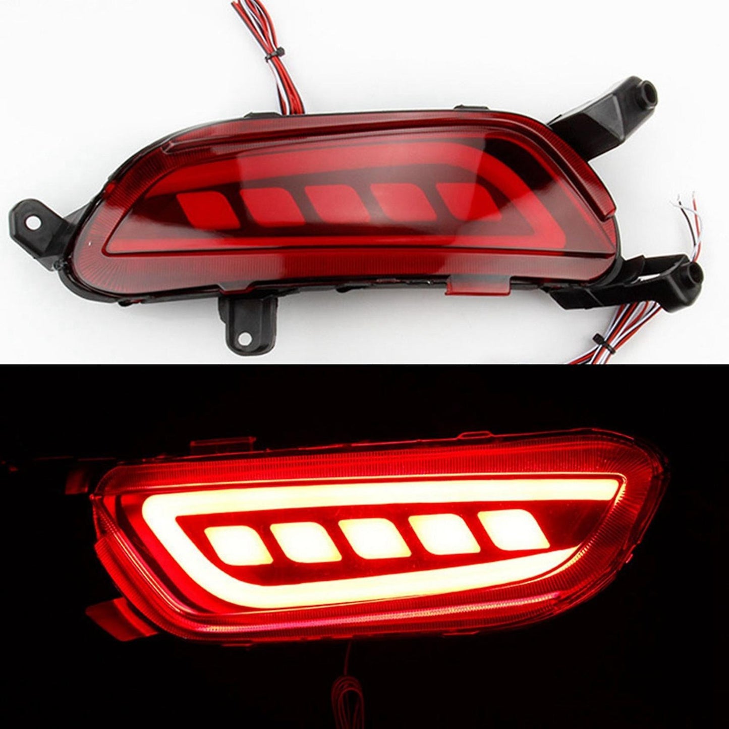 1 Pair Led Daytime Running Light Fog Lamp for Mazda 3 Axela 2017 2018
