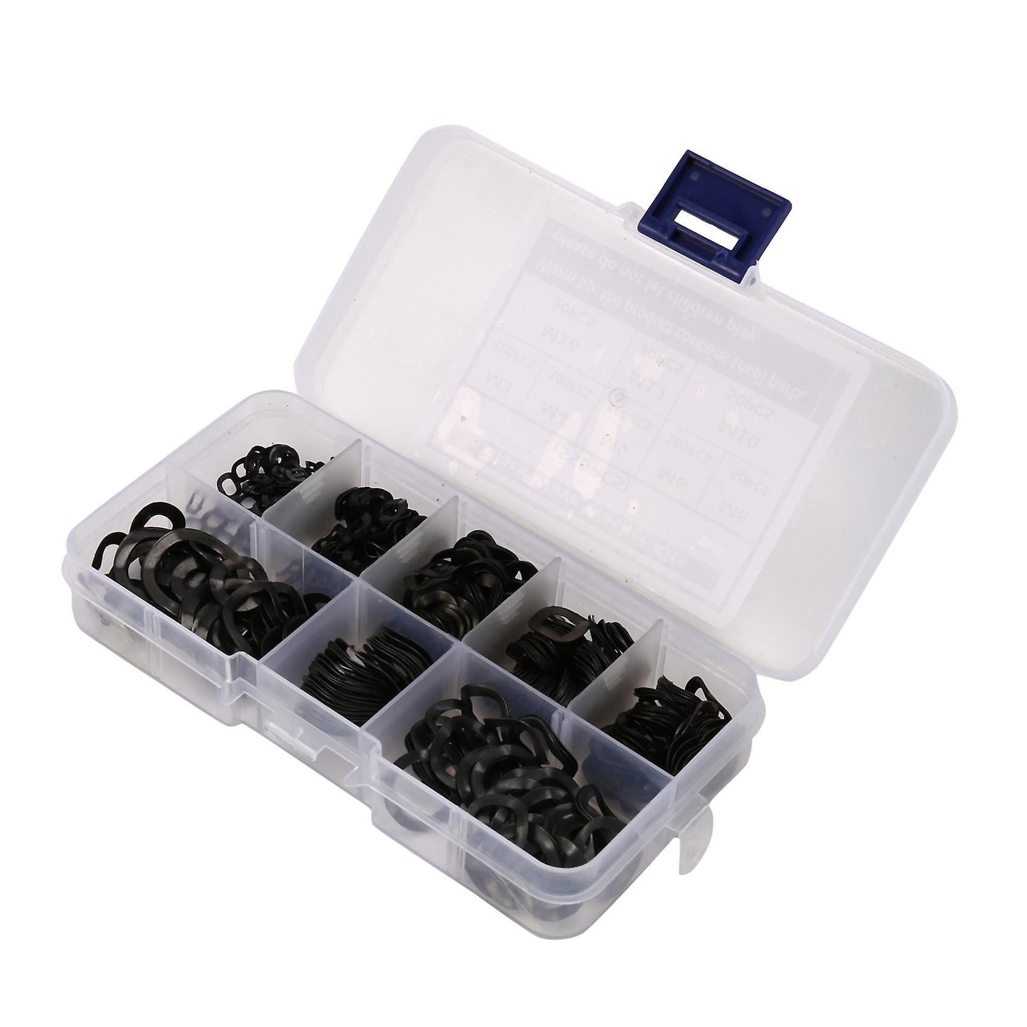 Black Steel Ring Washers 65mn Kits-m3 M4 M5 M6 M8 M10 M12 M16 550 Pcs