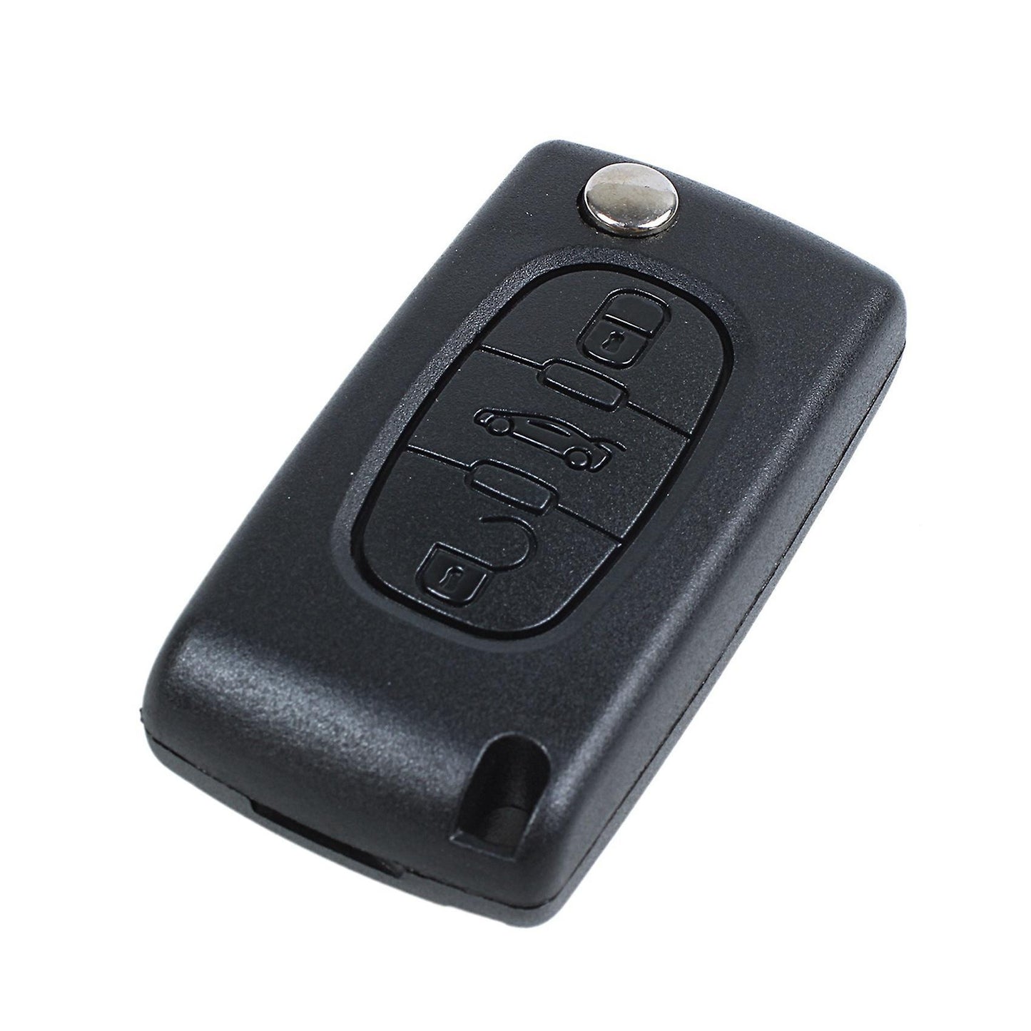 Cle Pour Peugeot 407 & 407 Sw Pliable 3 Boutons