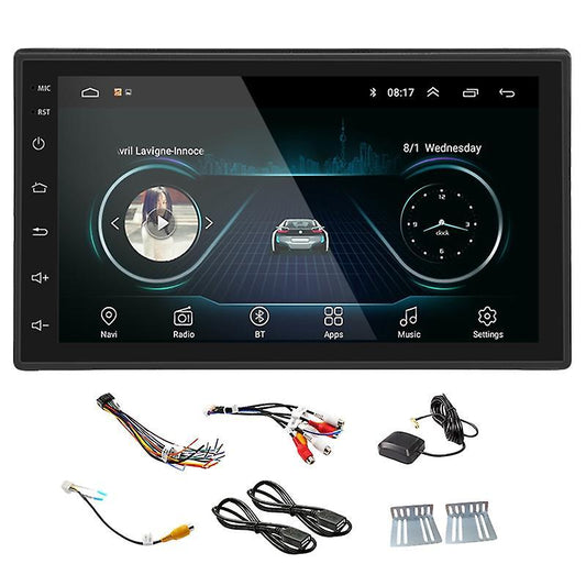 7 Inch Press Screen Bluetooth Fm Audio Car Stereo(europe Map)