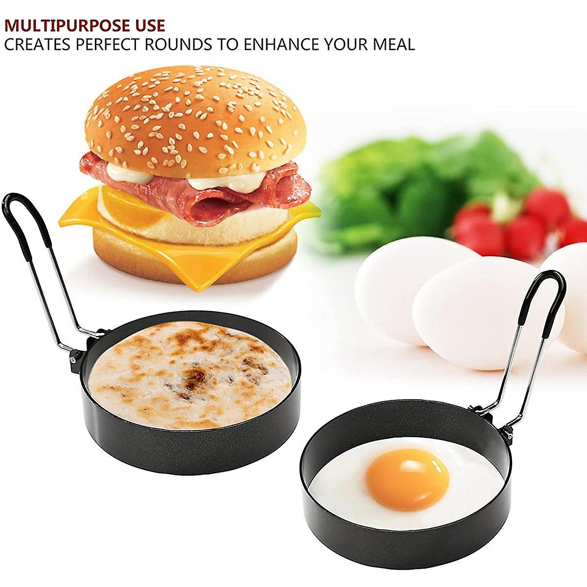 Egg Yolk Breakfast Omelette Ring Thick Omelette Mold with Silicone