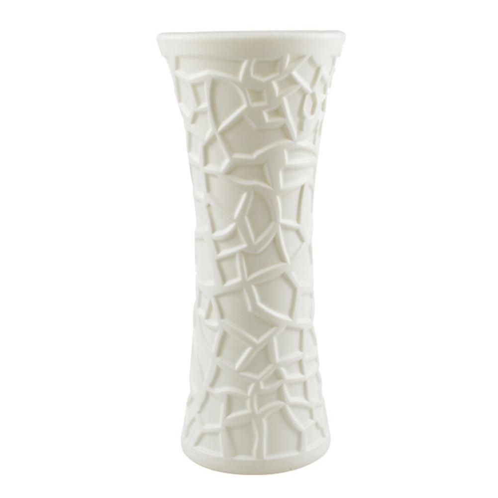 Vases Imitation Ceramic Flower Pot for Home Corridor Office Decor,a