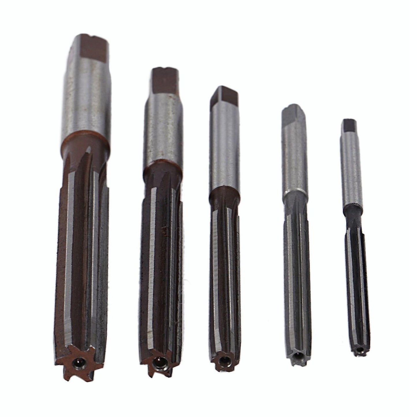 5pcs Hand Reamers Set H8 Chucking Straight Shank Set