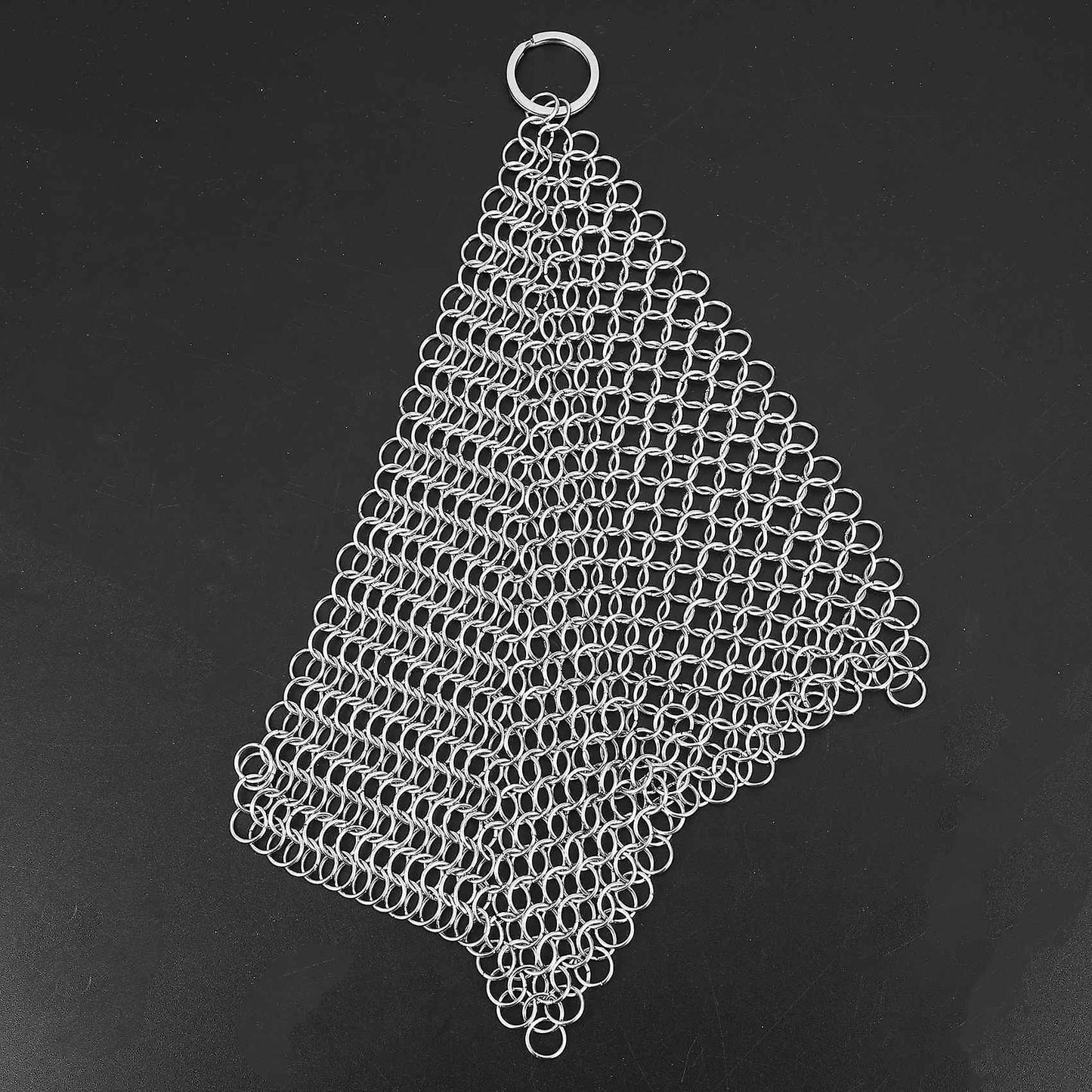 Cast Iron Cleaner - Premium 316 Stainless Steel Scrubber , 8x6 Inch