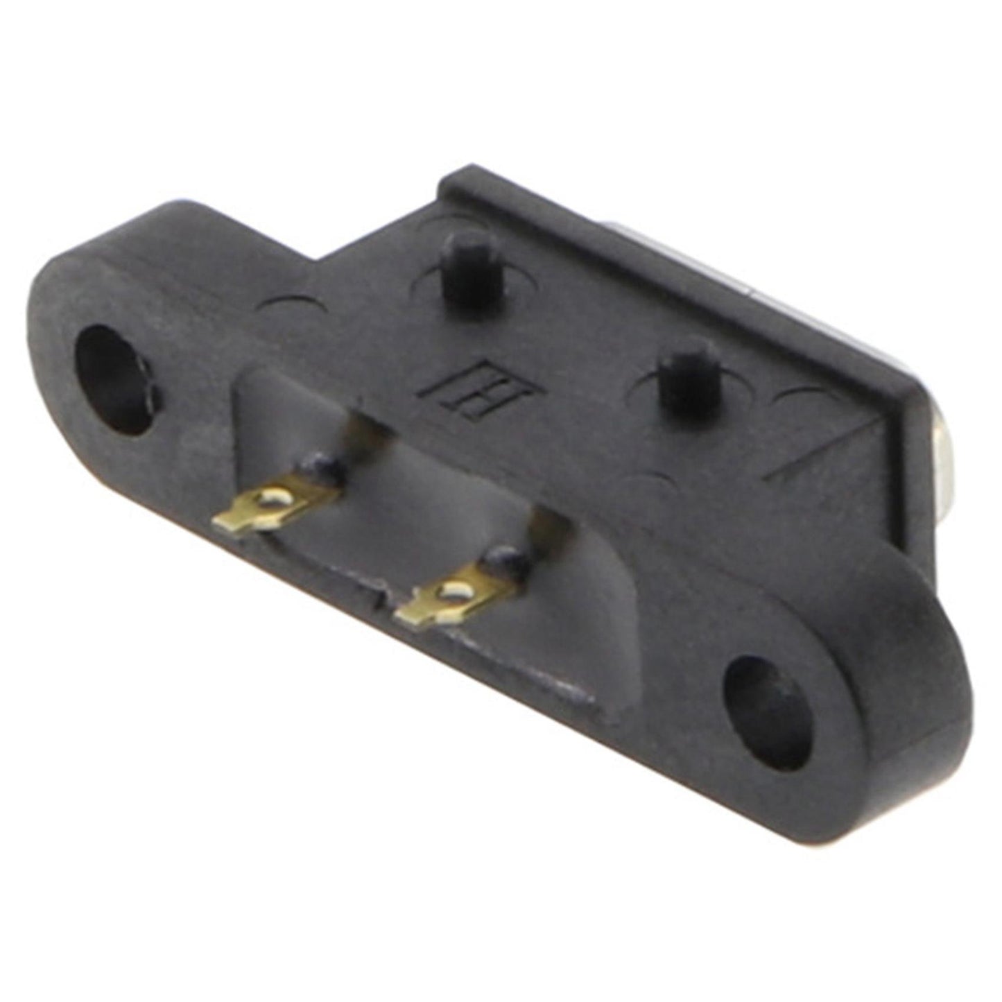 10pcs Type-c 2p Waterproof Female Seat with Double-ear Screw Holes