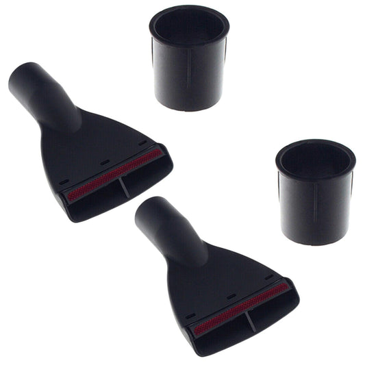 2x Universal Vacuum Cleaner 32/35mm Nozzle Brush Adapter Swivel Head