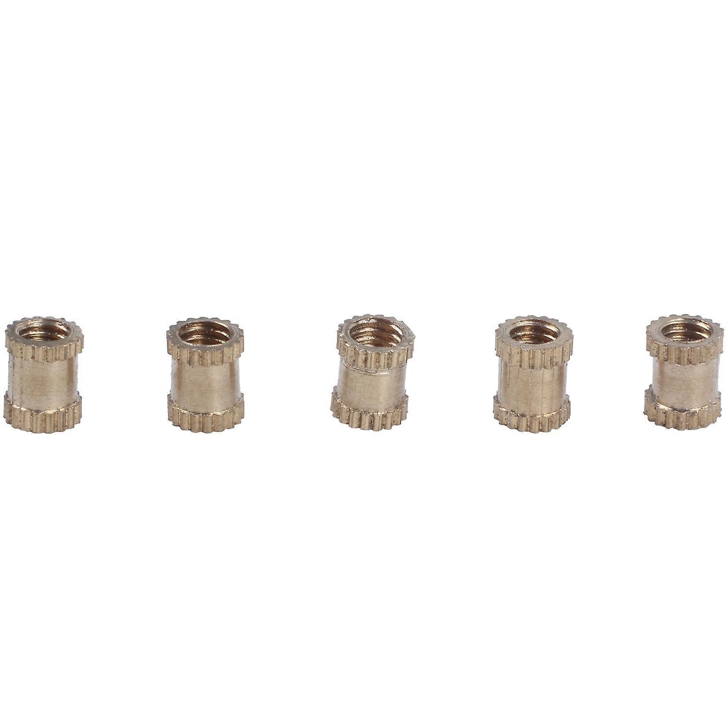 Injection Molding 3mm X 5mm X 4mm Fittings Knurl Thread Inserts 50pcs
