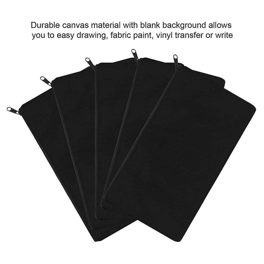 Canvas Zipper Pouch Bags Diy for Travel Diy Craft School(14 Pieces)