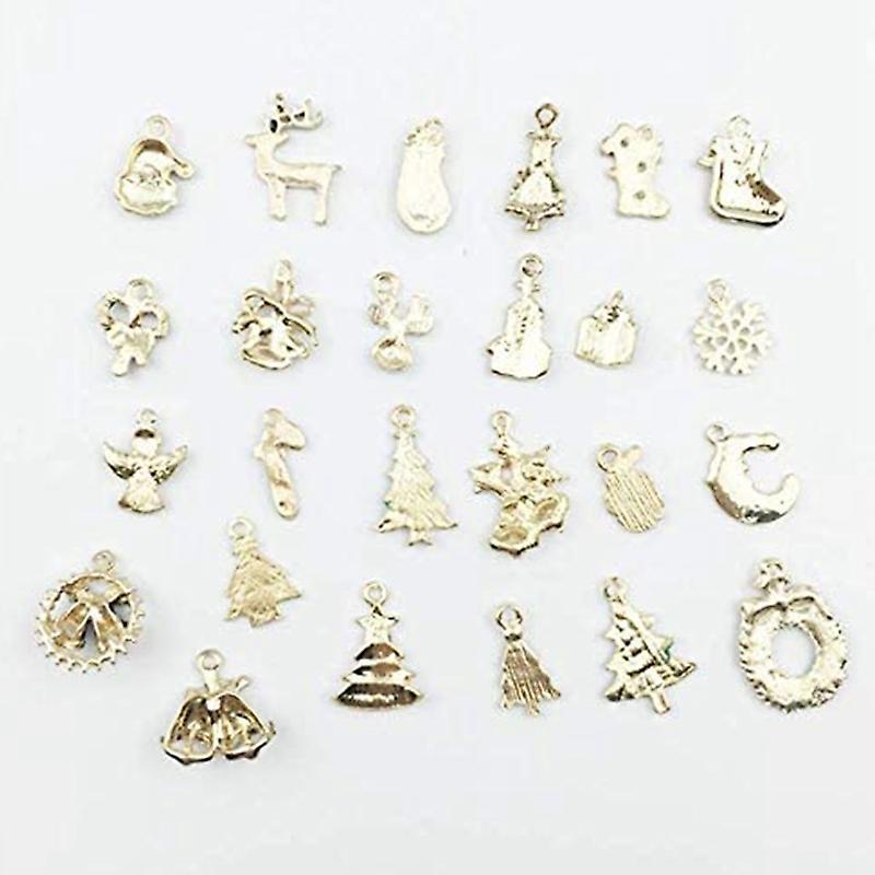38pcs Christmas Pendant for Necklace Bracelet Earring Jewelry Making