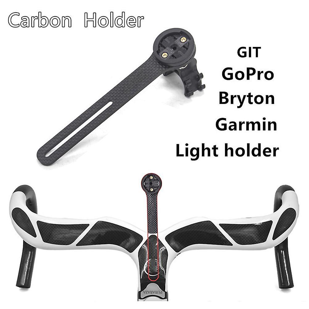 Carbon Fiber Bike Computer Mount Bicycle Road Bike Cycling Computer