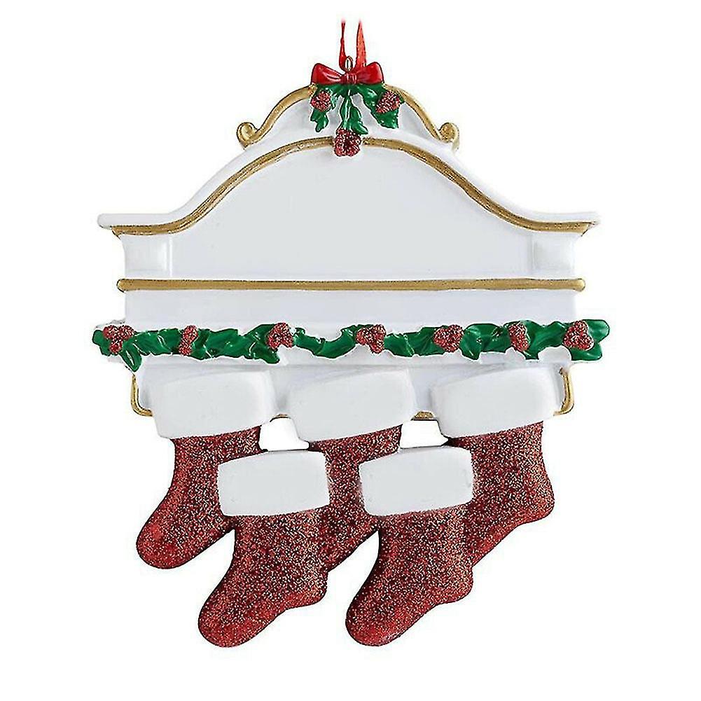 Creative Gifts Family 5 Socks Pendants Christmas Tree Decoration