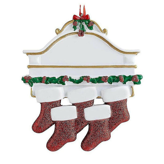 Creative Gifts Family 5 Socks Pendants Christmas Tree Decoration