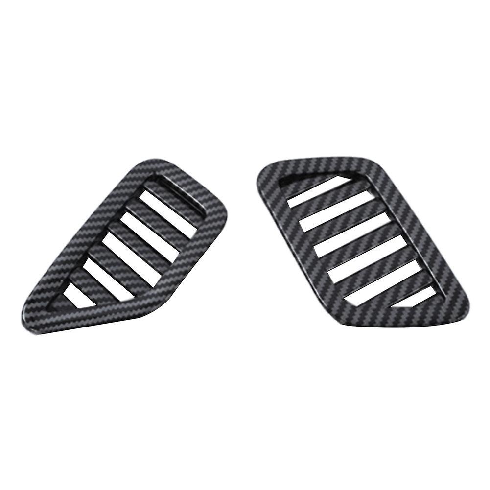Carbon Fiber Car Front Upper Air Outlet Cover Decoration