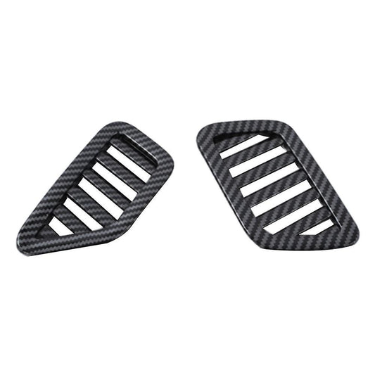Carbon Fiber Car Front Upper Air Outlet Cover Decoration
