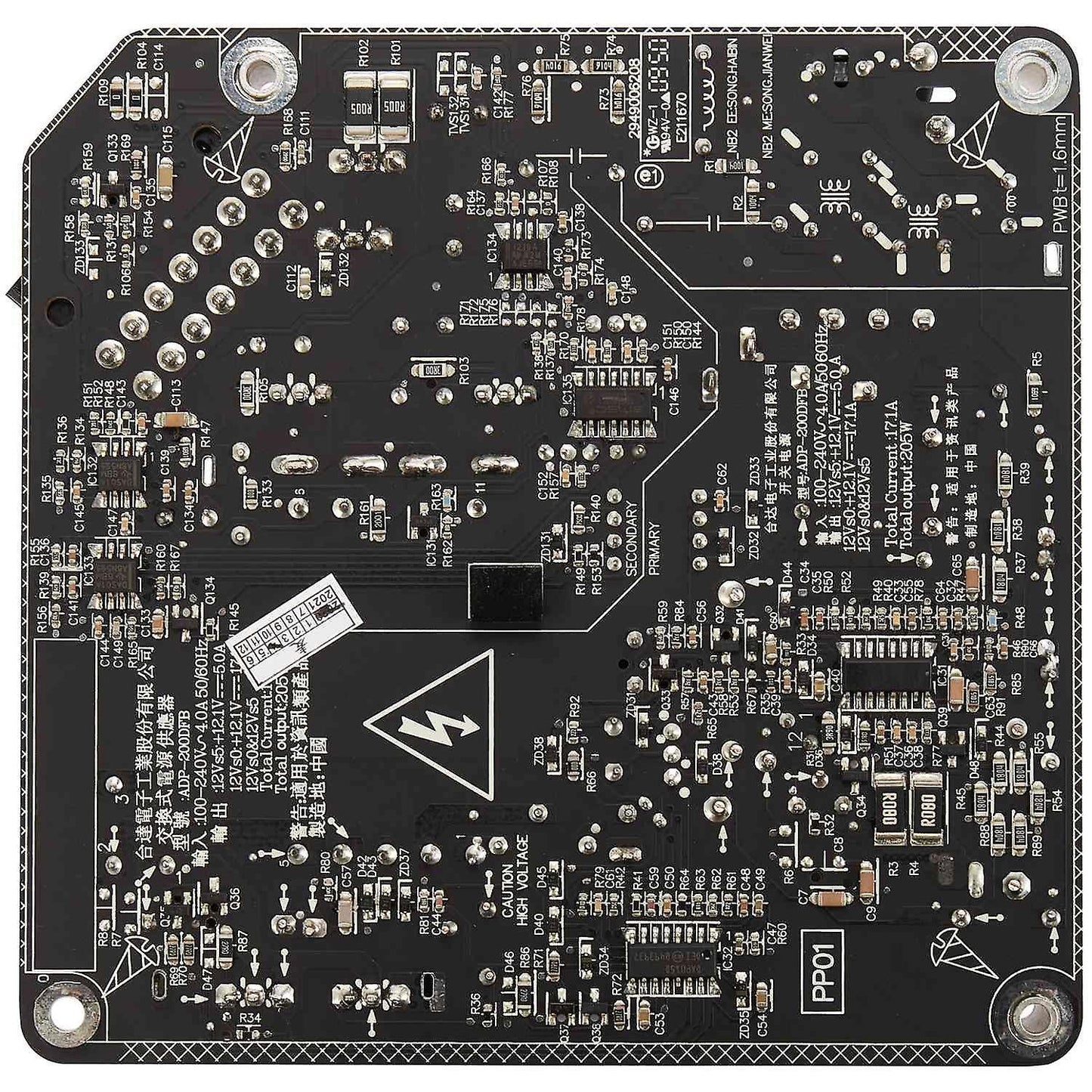 Psu Power Board for Imac 21.5 Inch A1311 Ot8043 Adp-200df 2009-2011