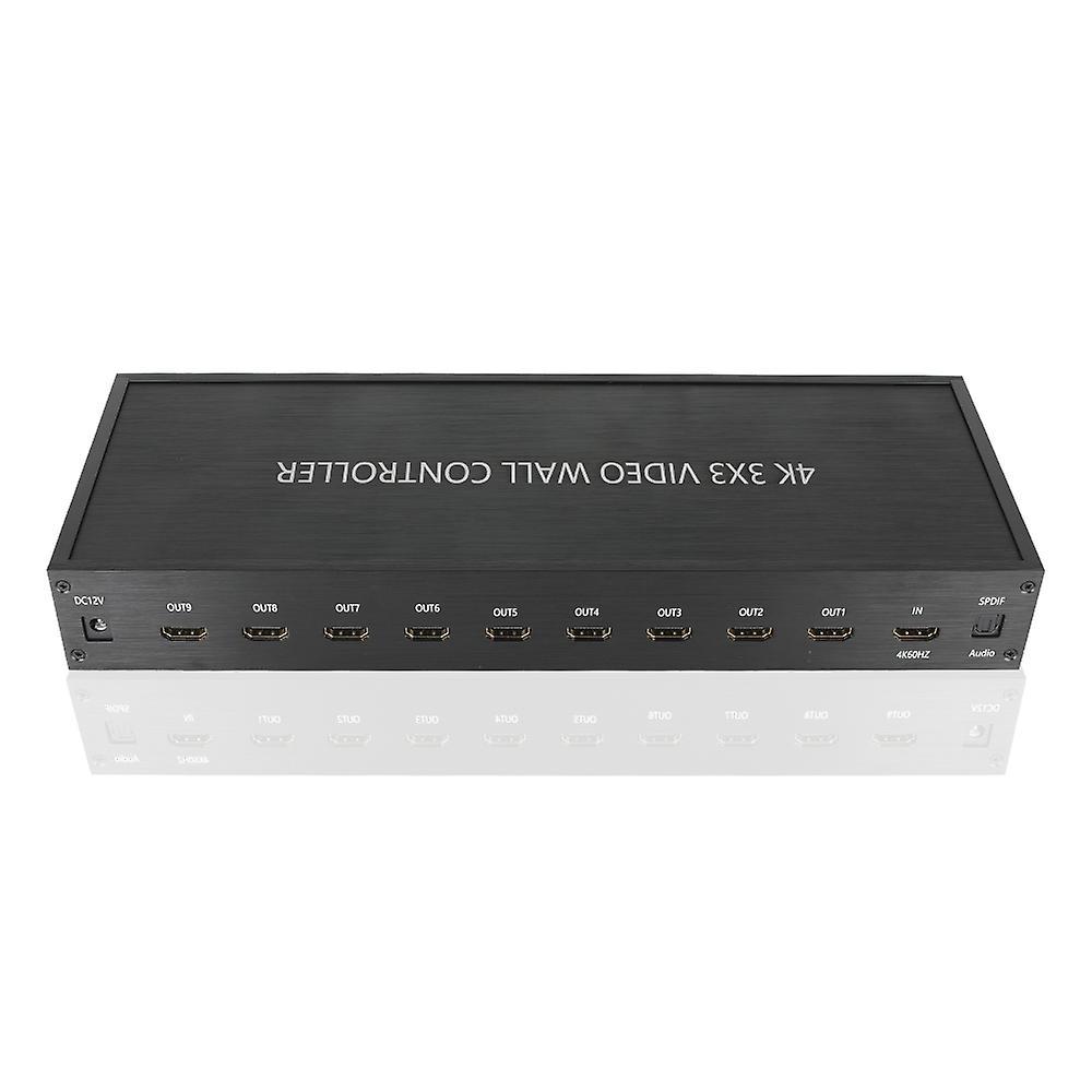 4k 3x3 Video Wall Controller Screen Stitching Hdmi-compatible,eu Plug
