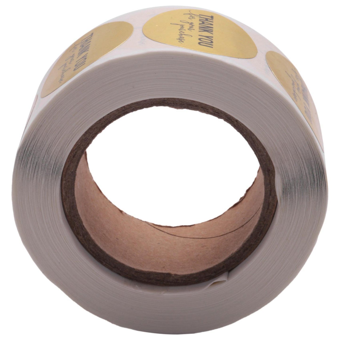 1 Inch Round Gold Foil Thank You for Your Purchase Stickers