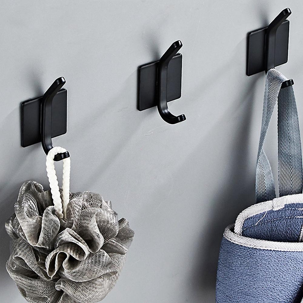 Towel Hook / Adhesive Hook - 4 Piece Set, Waterproof Aluminum Alloy