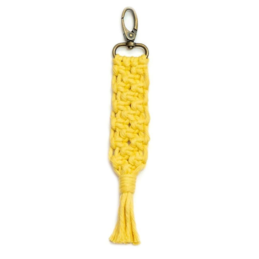 Mini Macrame Keychains Accessory for Car Key Purse Phone Supplies, E
