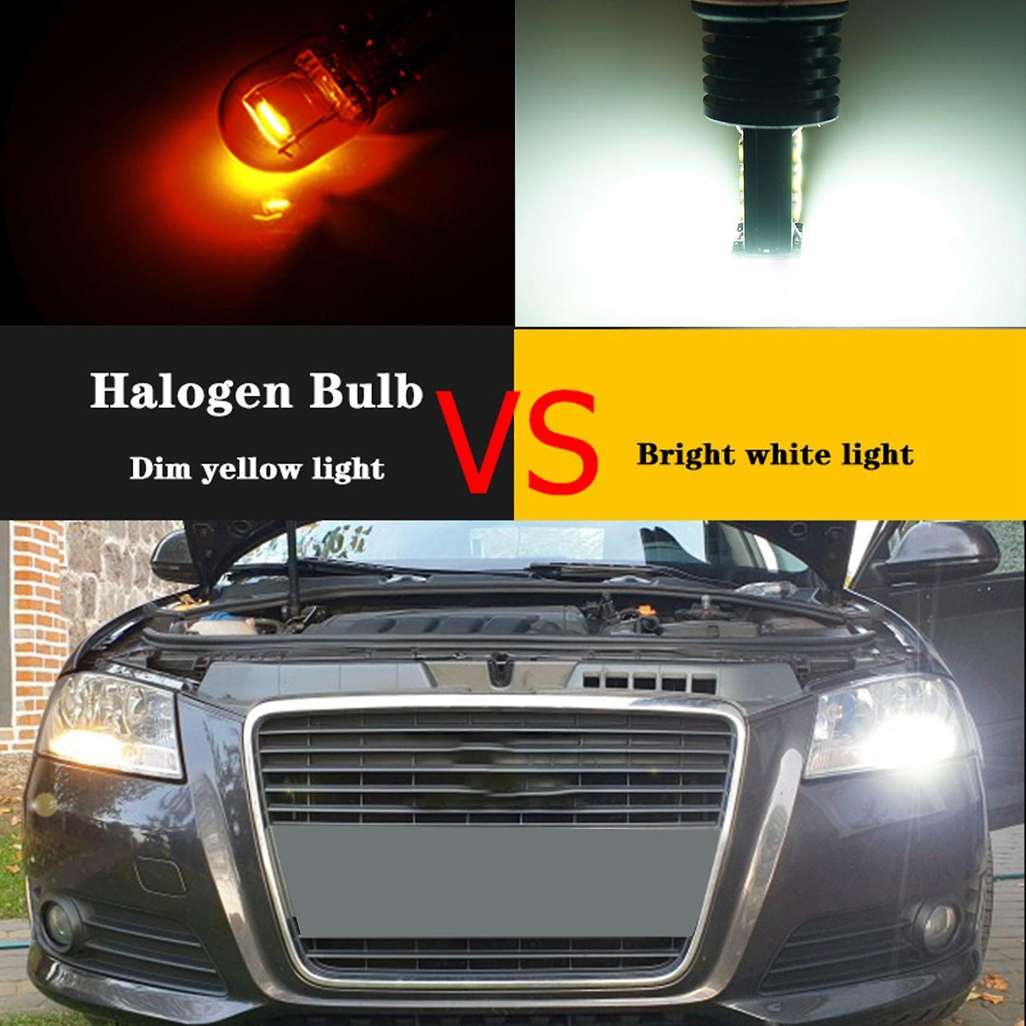 2pcs Fog Light Psx24w H16 Pwy24w Psy24w S19w Led Bulbs 3030 24smd