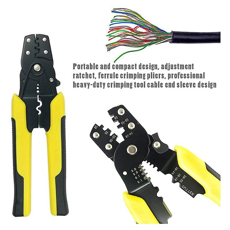 1pcs Crimp Tool Crimper Plier Wire Crimpers Adjustable Crimping Range
