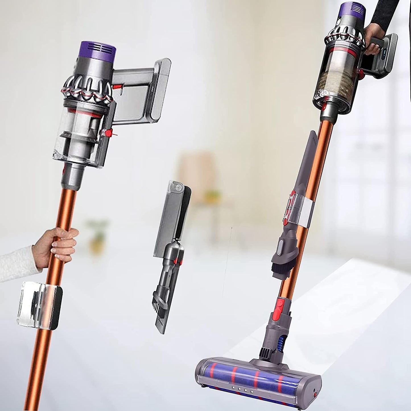2 Pcs for Dyson V11 V10 V8 Cordless Vacuum Cleaner Suction Head Clip