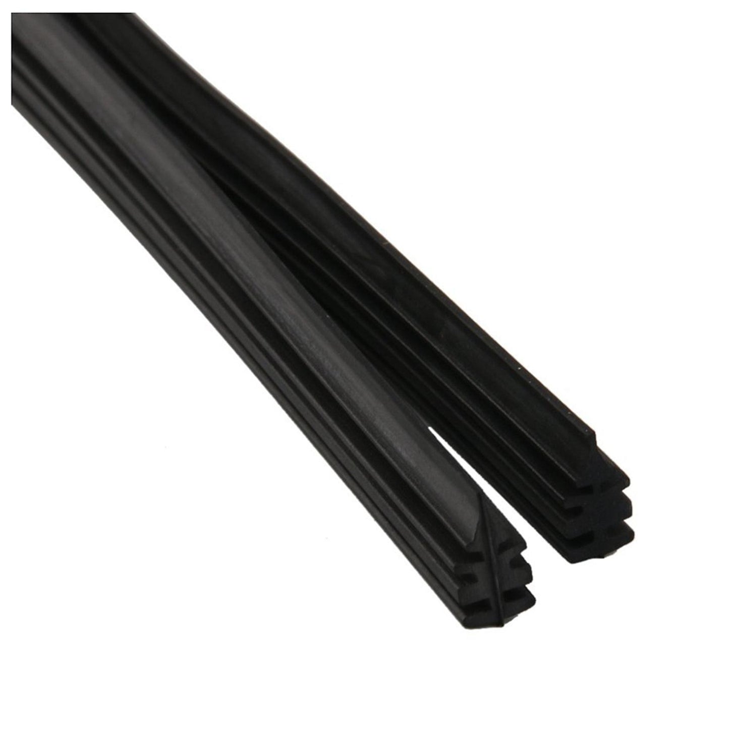 2x Boneless Universal Rubber Wiper Strip 60cm