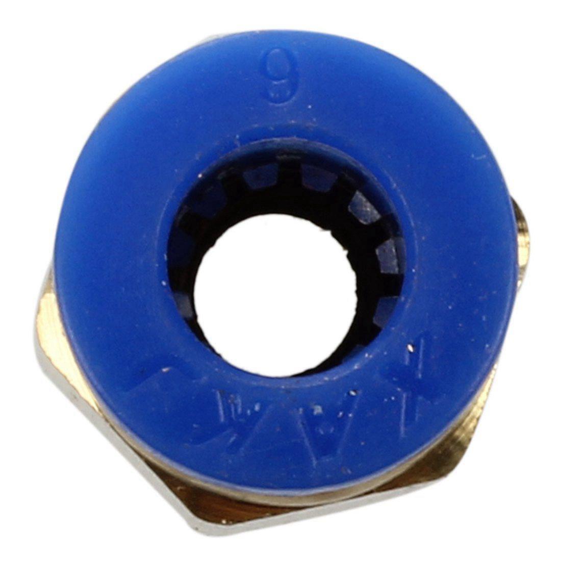 10 Pcs 1/4 Inch Pt Male Thread 8mm Push In Joint Pneumatic Connector