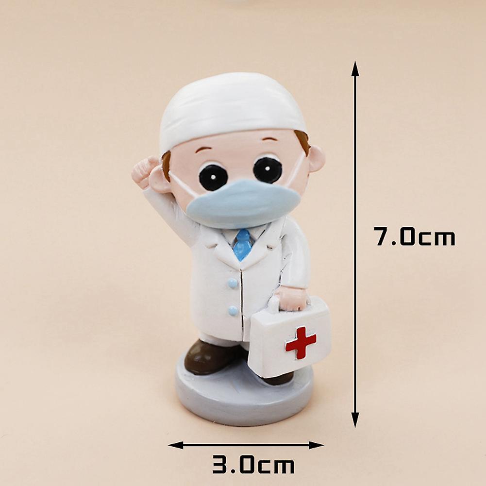 Figurines Ornaments Home Decoration Doctors and Nurses Ornaments,a