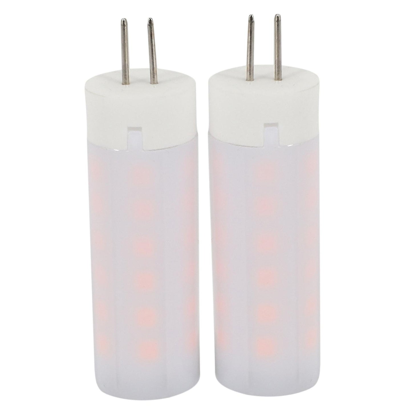 2pcs G4 Led Corn Lights 36 Leds Flame Effect ( Warm White, Dc12v)